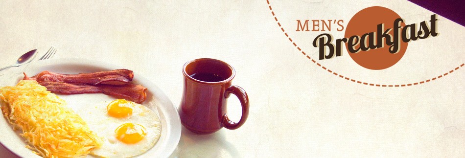 Men's Breakfast Website Banner